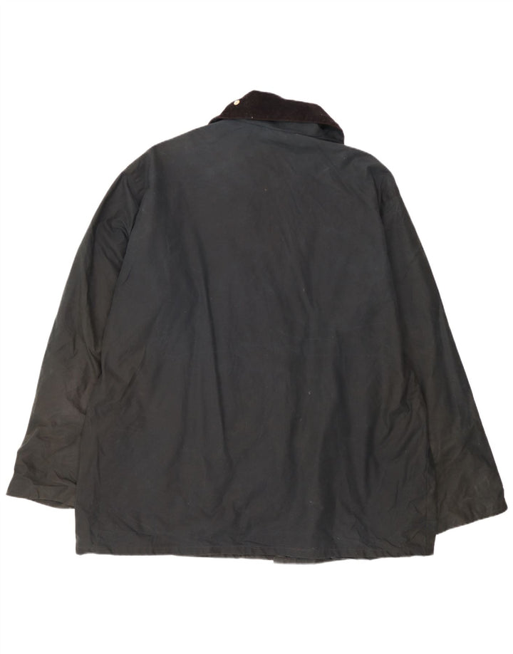 Miller & Simons Veste en coton ciré pour homme UK 42 XL Noir