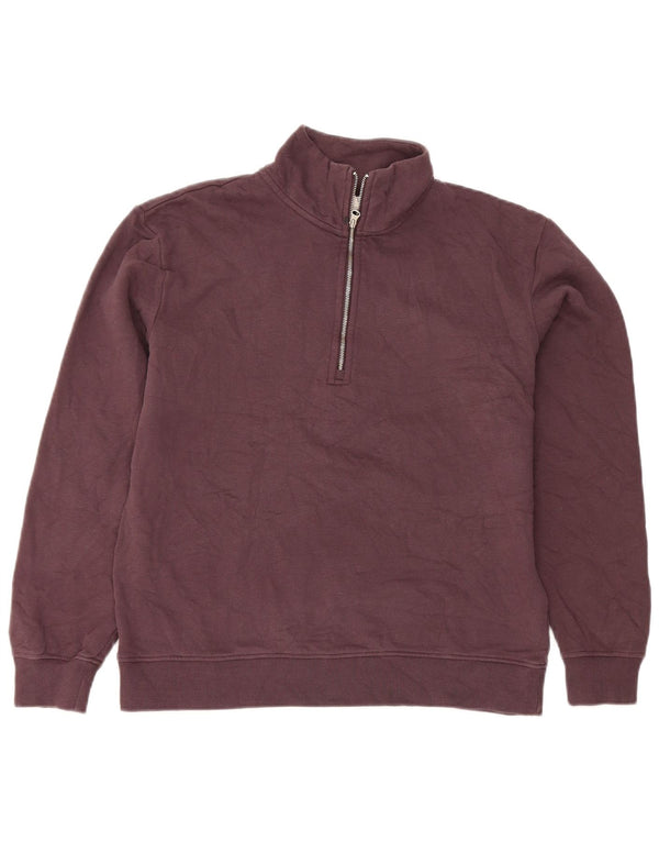 Marks & Spencer Womens Oversized Sweatshirt Jumper UK 10 Small Purple