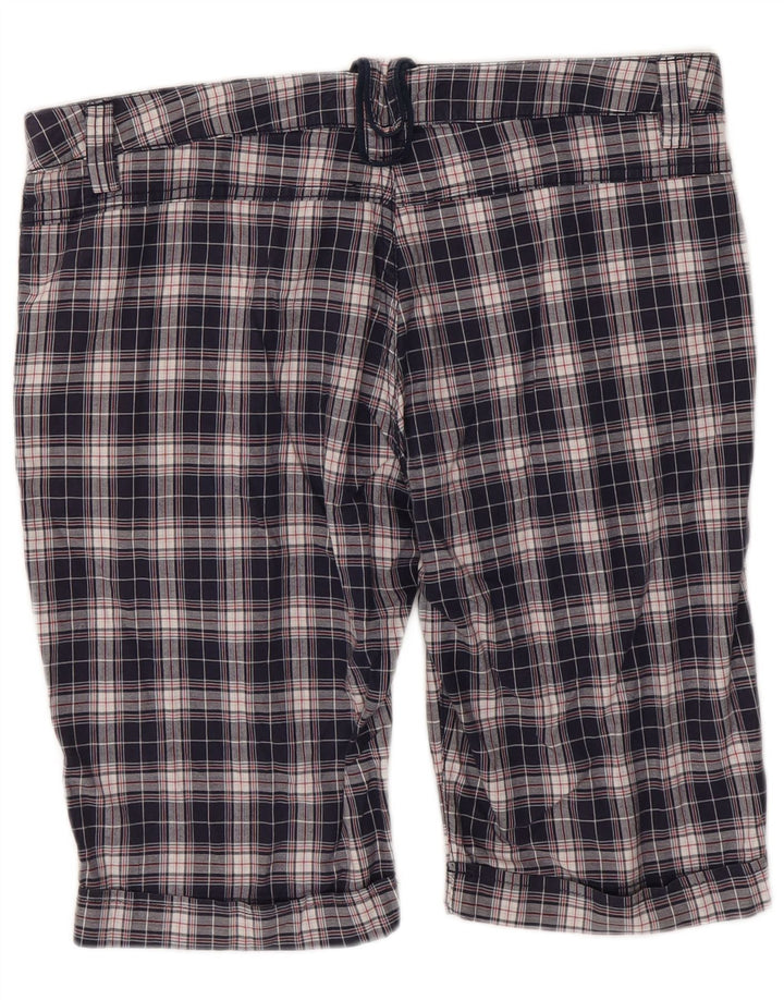 Dack's Short Chino Homme IT 48 Medium W36 Bleu Marine à Carreaux Coton