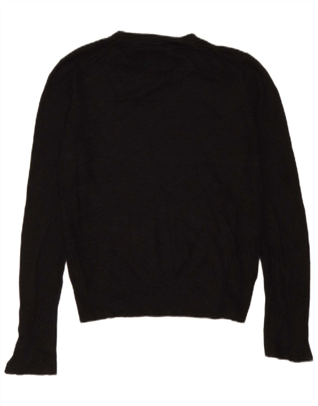Zara Pull à col rond pour femme UK 14 Noir moyen
