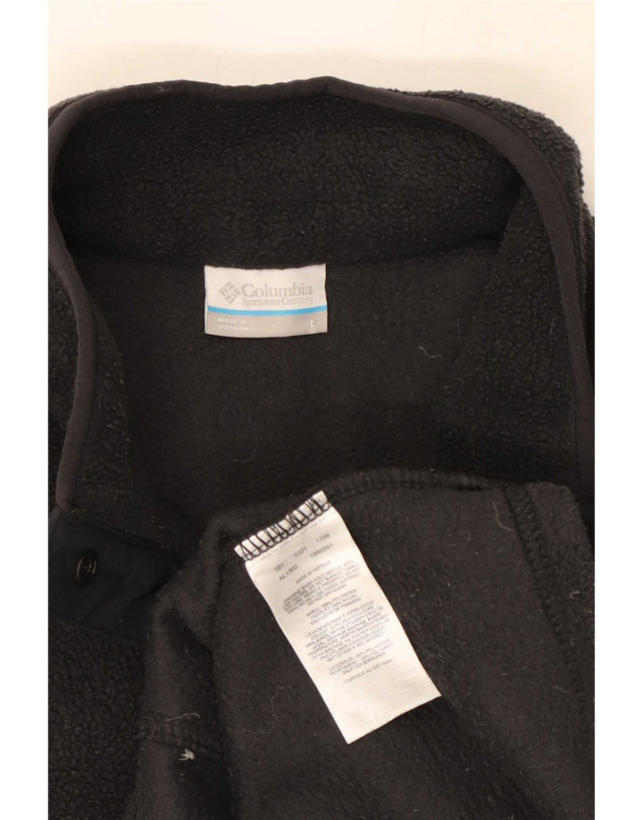 Columbia Pull polaire à col boutonné pour femme UK 16 Large Gris Polyester