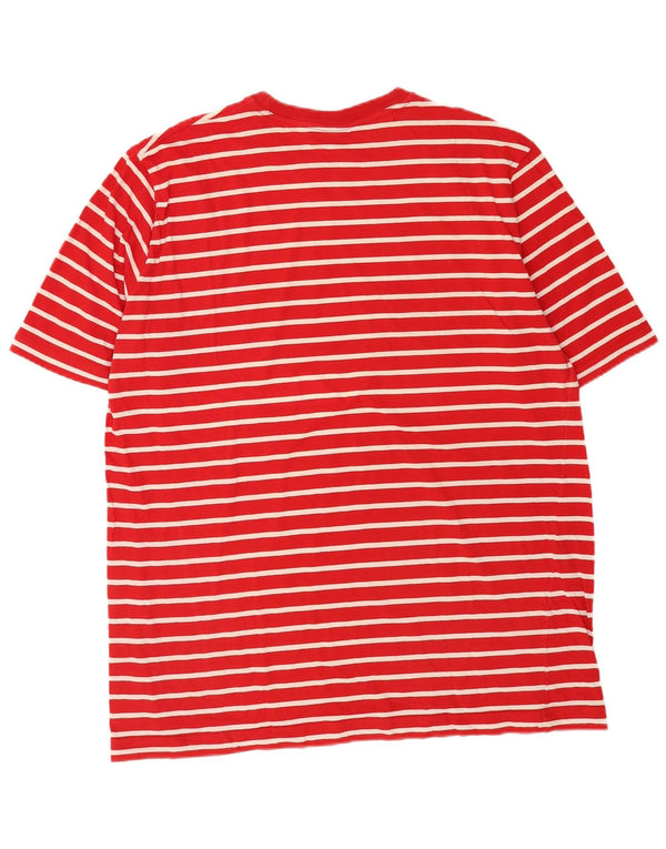 Paul & Shark T-Shirt Homme Top 2XL Coton à Rayures Rouges