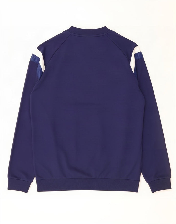 Adidas Haut à manches longues pour hommes Petit polyester bleu marine