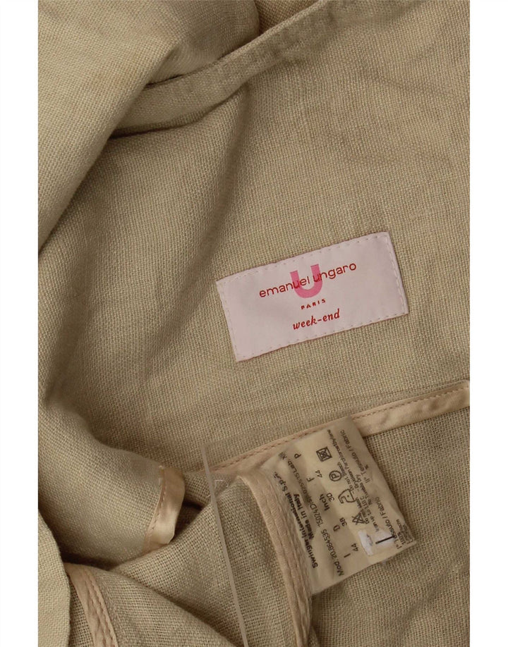 Emanuel Ungaro Veste utilitaire pour femme IT 44 Lin beige moyen
