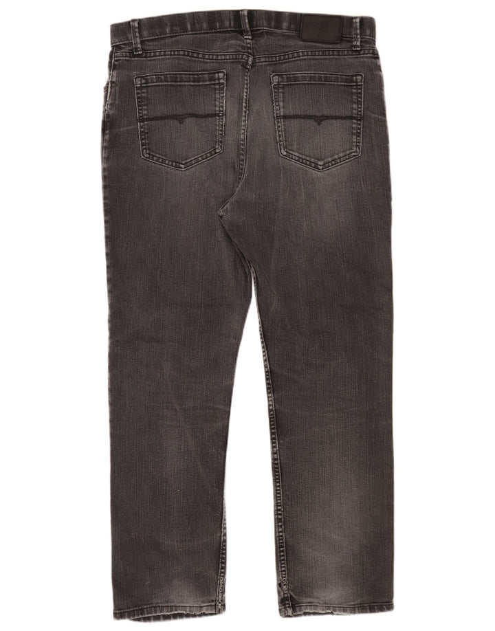 Jeans Homme Marque Marks & Spencer, Coupe Fuselée, Taille W36 L29, Coton Gris