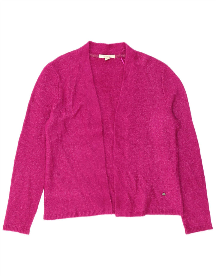 White Stuff Cardigan surdimensionné pour femme UK 8 Small Rose Polyacrylique