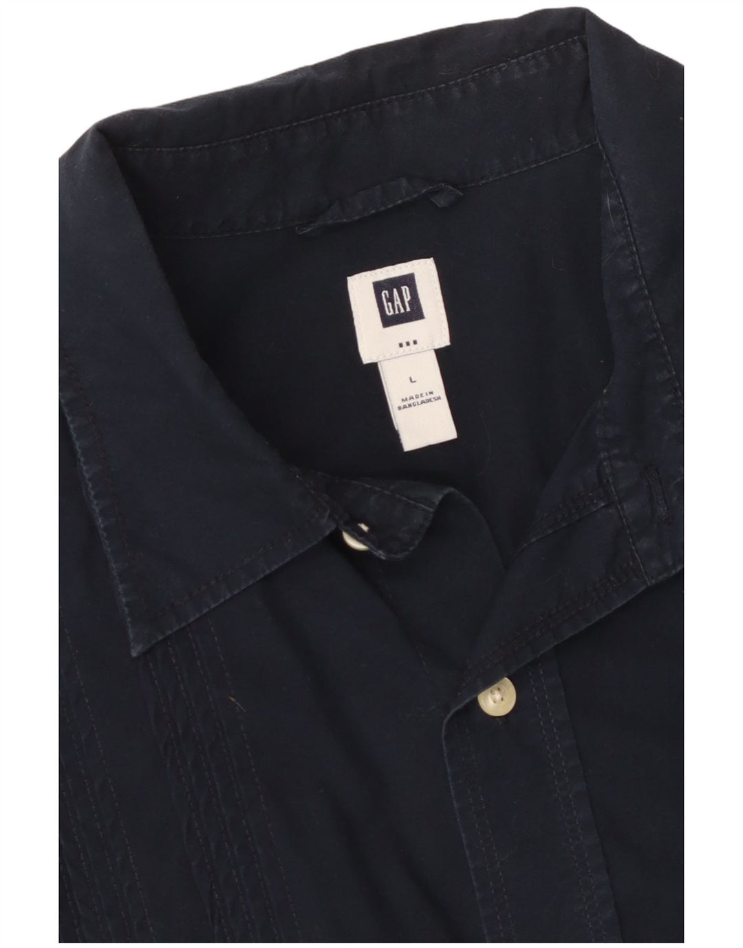Gap Chemise à Manches Courtes Homme Large Bleu Marine Coton