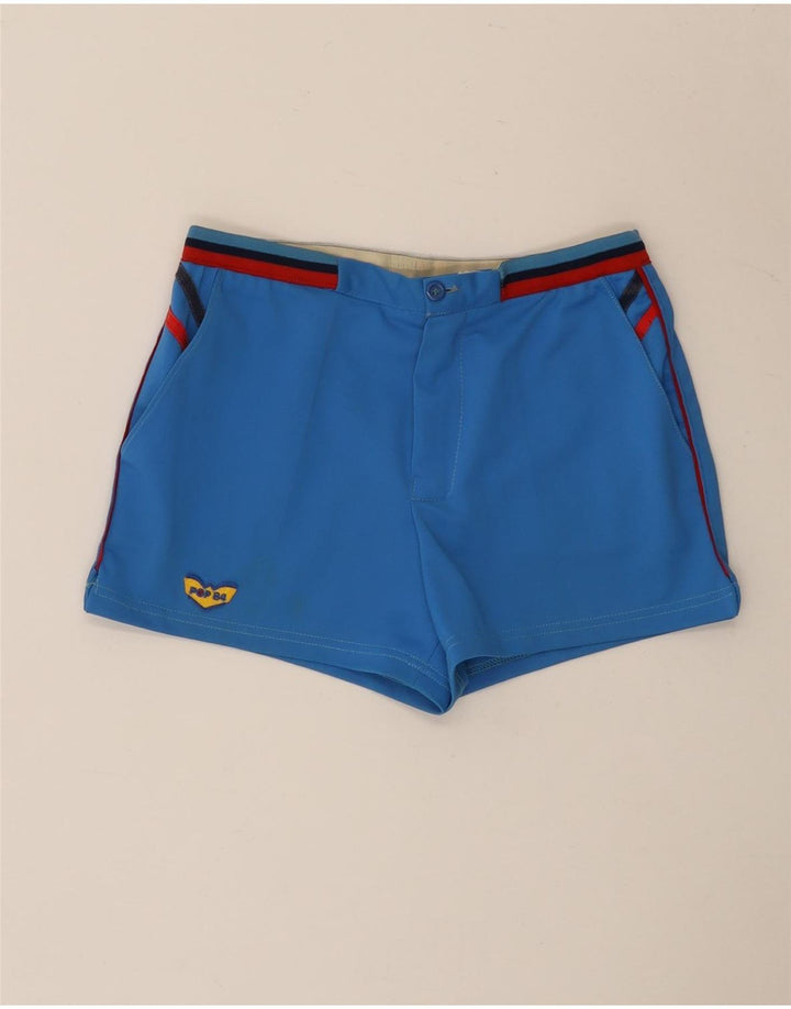 POP 84 Short Chino Femme W28 Bleu Moyen