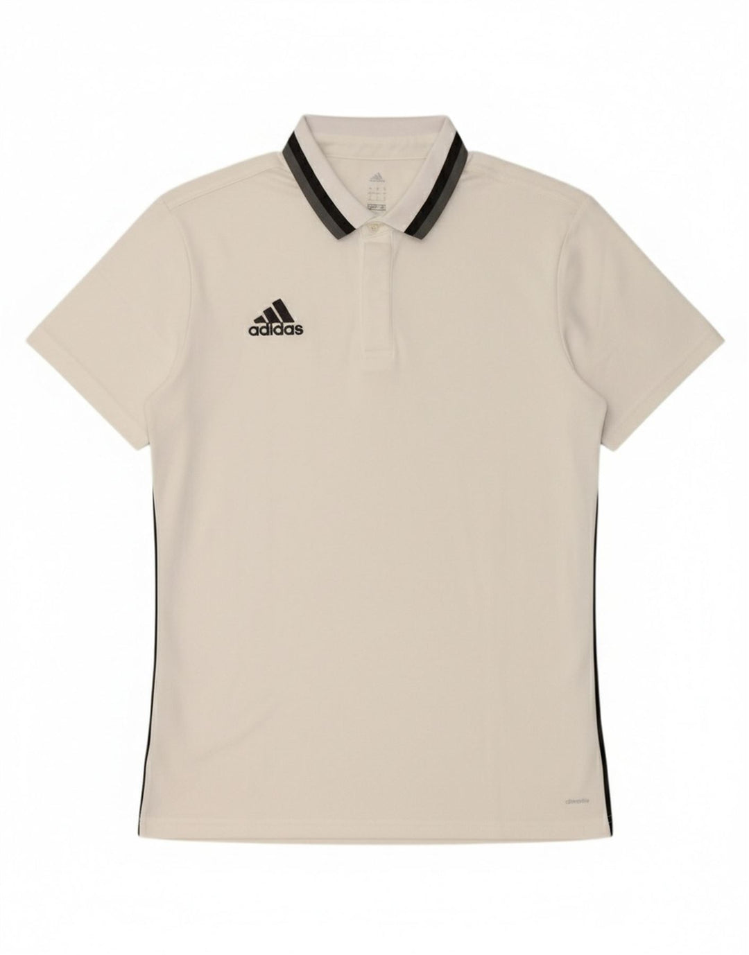 Adidas Hommes Climalite Polo Grand Blanc Polyester