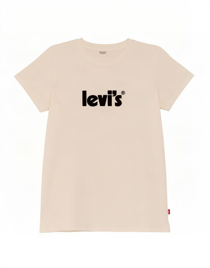 Levi's T-Shirt Graphique Homme Petit Blanc Coton