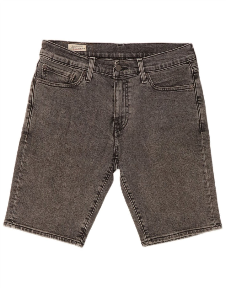 LEVI'S Short en Jean 511 W29 Homme Gris Moyen Coton