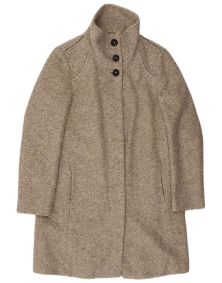 Hugo Boss Manteau Femme UK 8 Petit Acrylique Beige