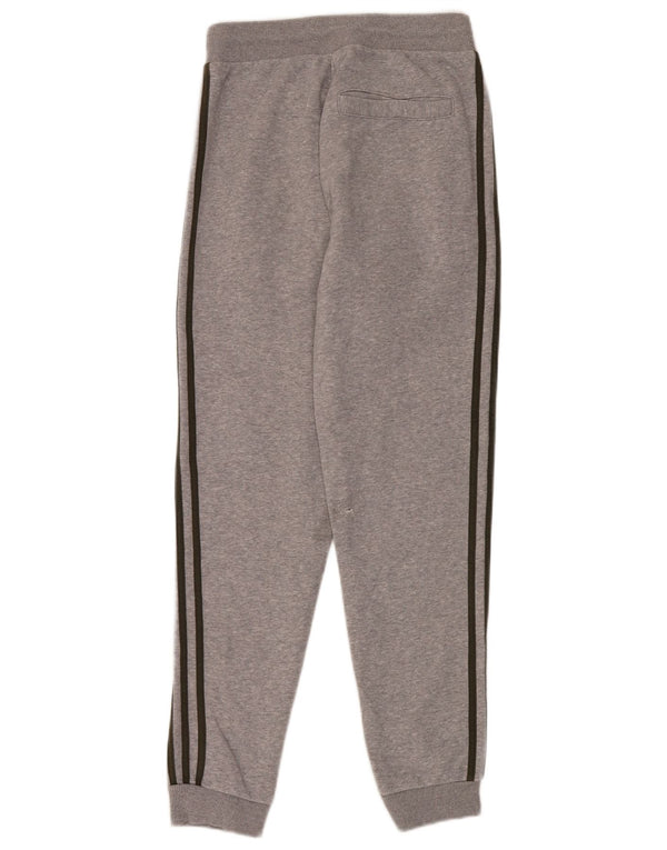 Adidas Pantalon de survêtement pour homme en coton moucheté gris moyen