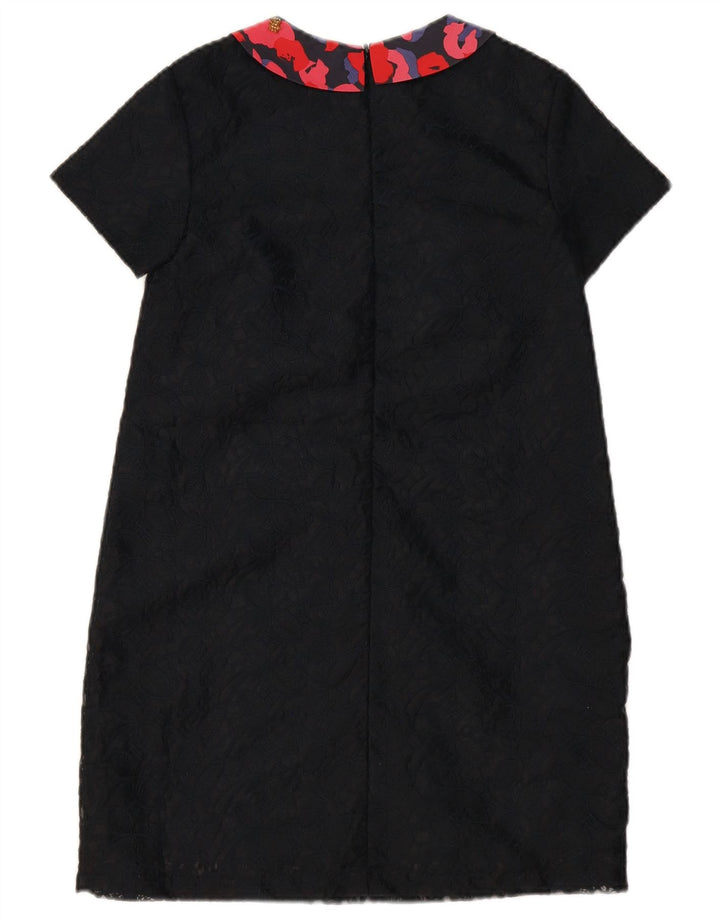 Catimini Robe Basique Fille 11-12 ans Noir Floral Polyester