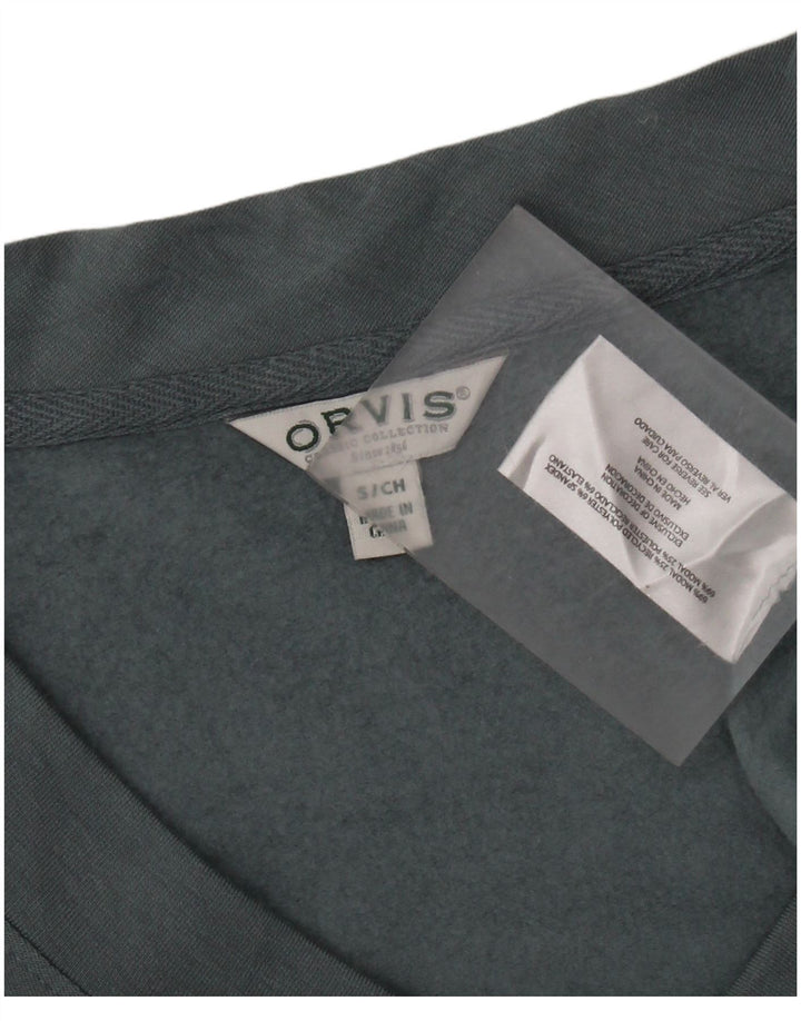 ORVIS Sweat-shirt surdimensionné pour femme UK 10 Petit Bleu Modal