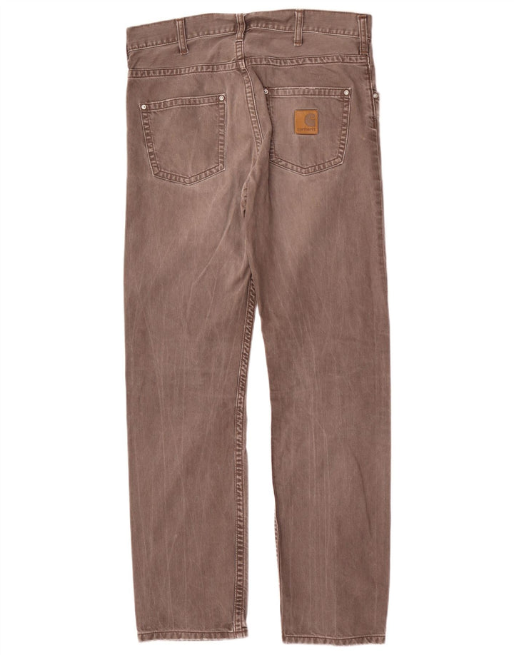 Carhartt Jean droit homme W30 L32 gris coton