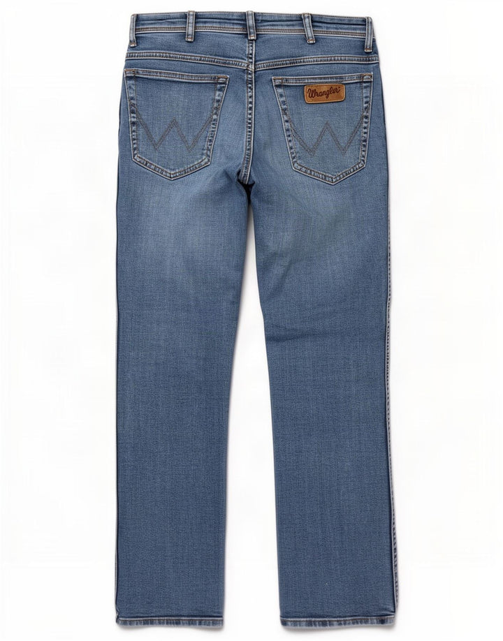 Wrangler Jean Droit Texas Homme W31 L30 Bleu Coton