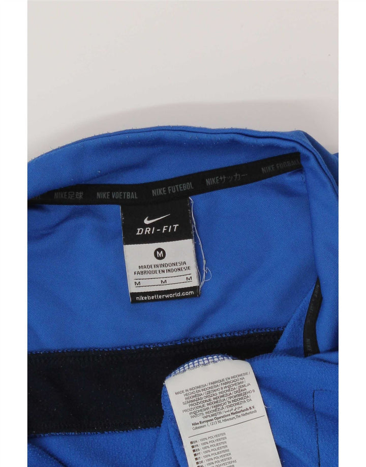 Nike Haut de Survêtement Dri Fit Graphic Pull Homme Bleu Moyen Colorblock