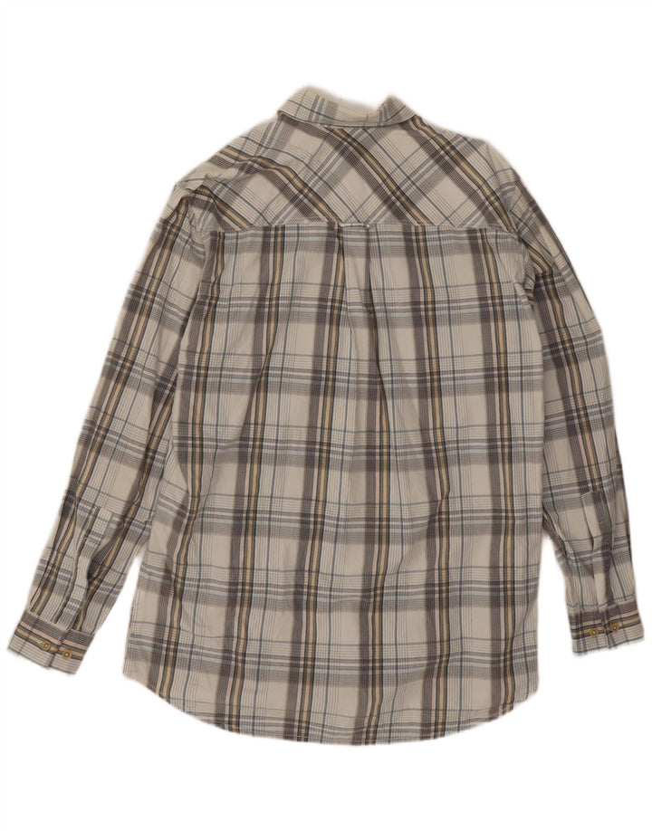 Marlboro Classics Chemise Homme Carreaux Blanc Moyen