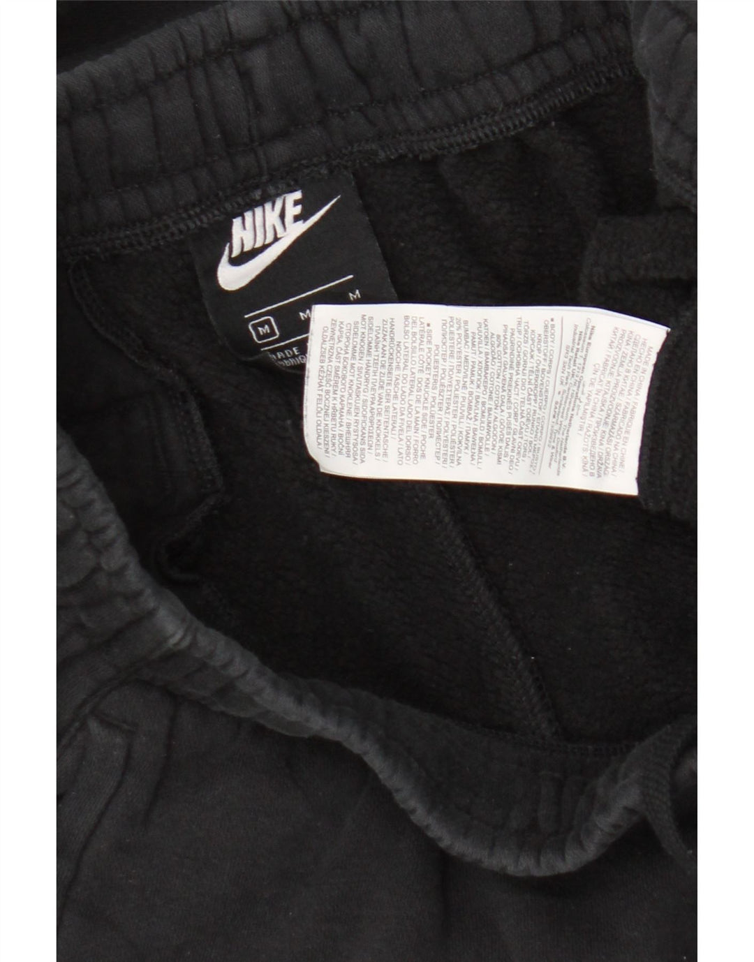 Nike Pantalon de survêtement pour homme en coton noir moyen