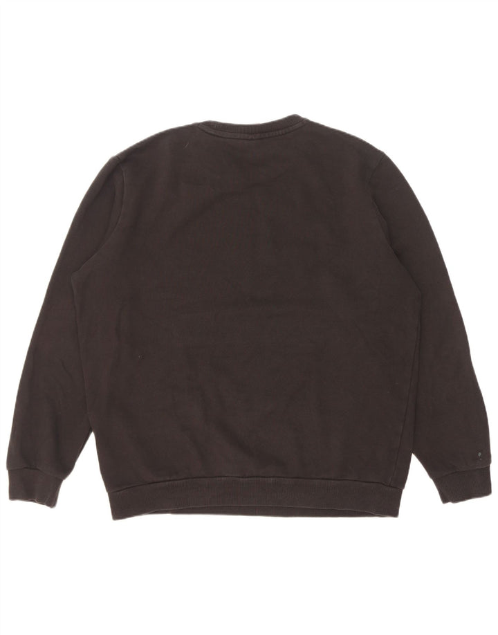 Puma Sweat-Shirt Graphique Homme Noir Moyen Coton