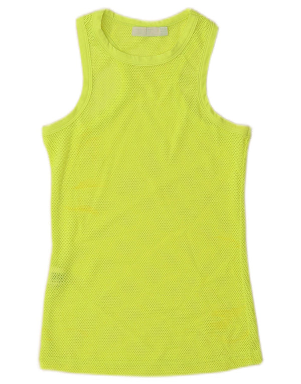 Zara Femme Débardeur UK 12 Medium Green Polyamide