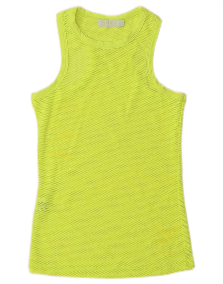 Zara Femme Débardeur UK 12 Medium Green Polyamide
