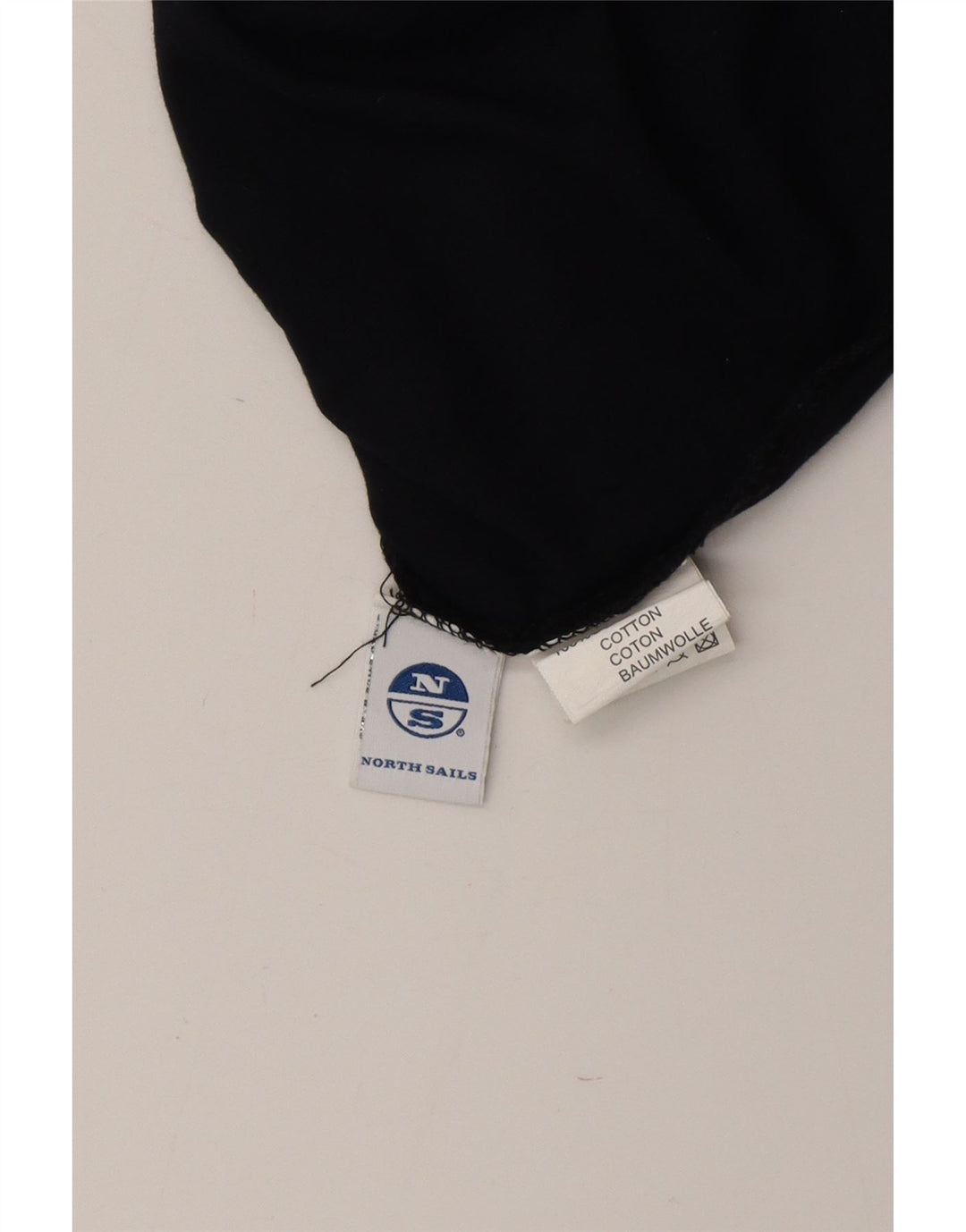 NORTH SAILS Haut graphique à manches longues pour homme en coton bleu marine