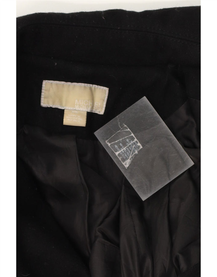 MICHAEL KORS Womens Overcoat UK 6 XS Black Wool Vintage Michael Kors and Second-Hand Michael Kors from Messina Hembry 
