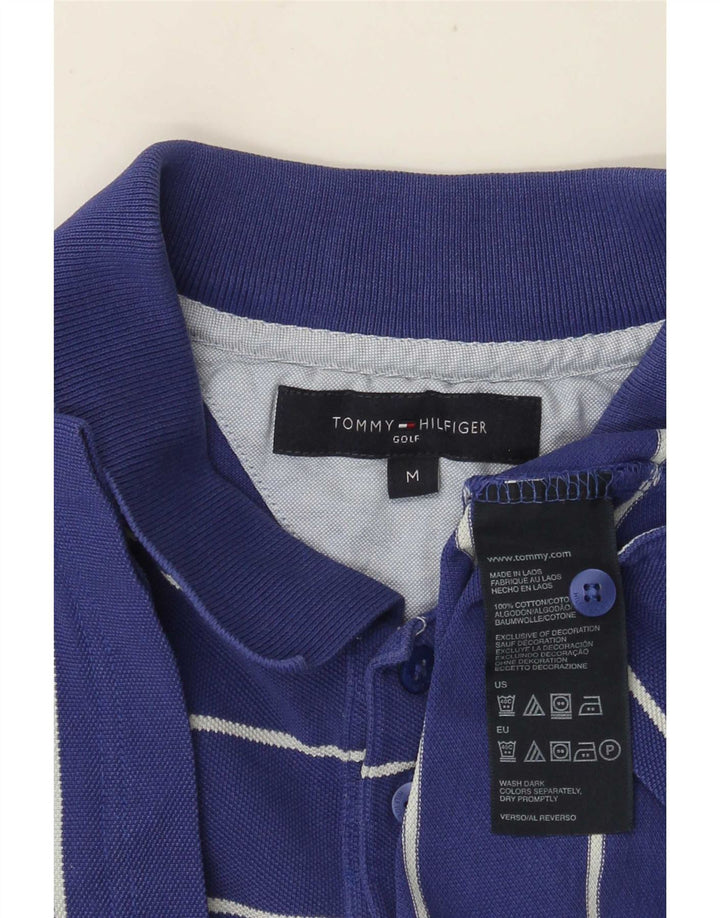 Tommy Hilfiger Polo Homme Bleu Moyen Rayé Coton