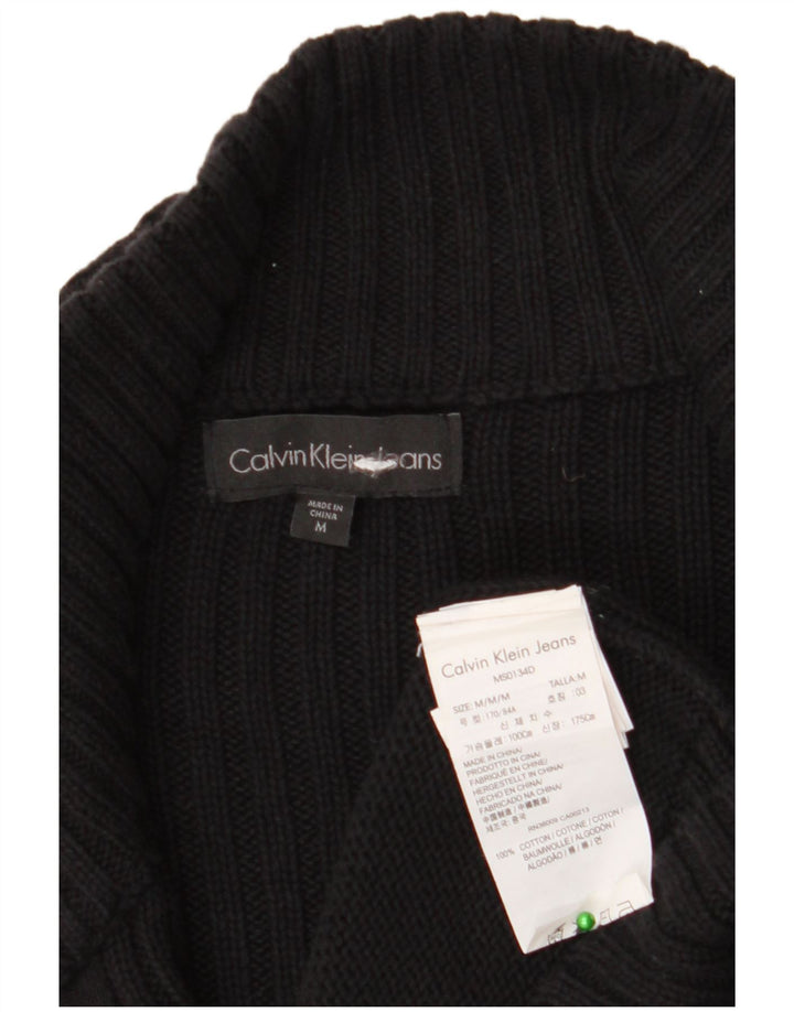 Calvin Klein Jeans Pull Cardigan Homme Noir Moyen Coton