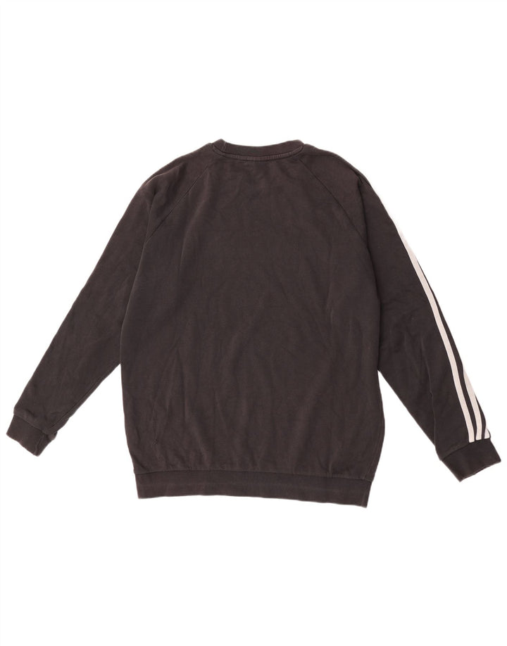 Adidas Sweat-shirt pour homme en coton noir moyen