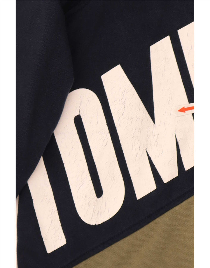 Tommy Hilfiger Sweat-shirt graphique pour homme XL Multicolore Colourblock