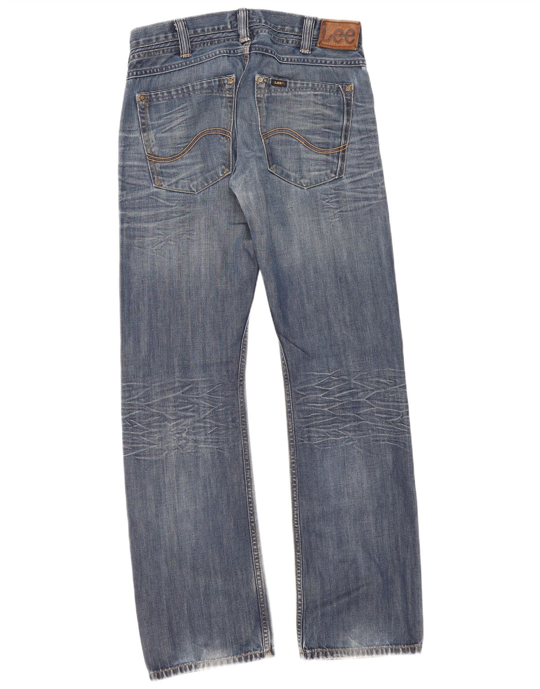 Lee Jean droit avec insert en silex pour homme W32 L34 en coton bleu