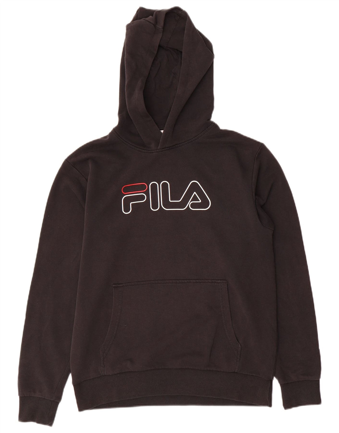 FILA Pull à capuche graphique garçon 15-16 ans Noir Coton