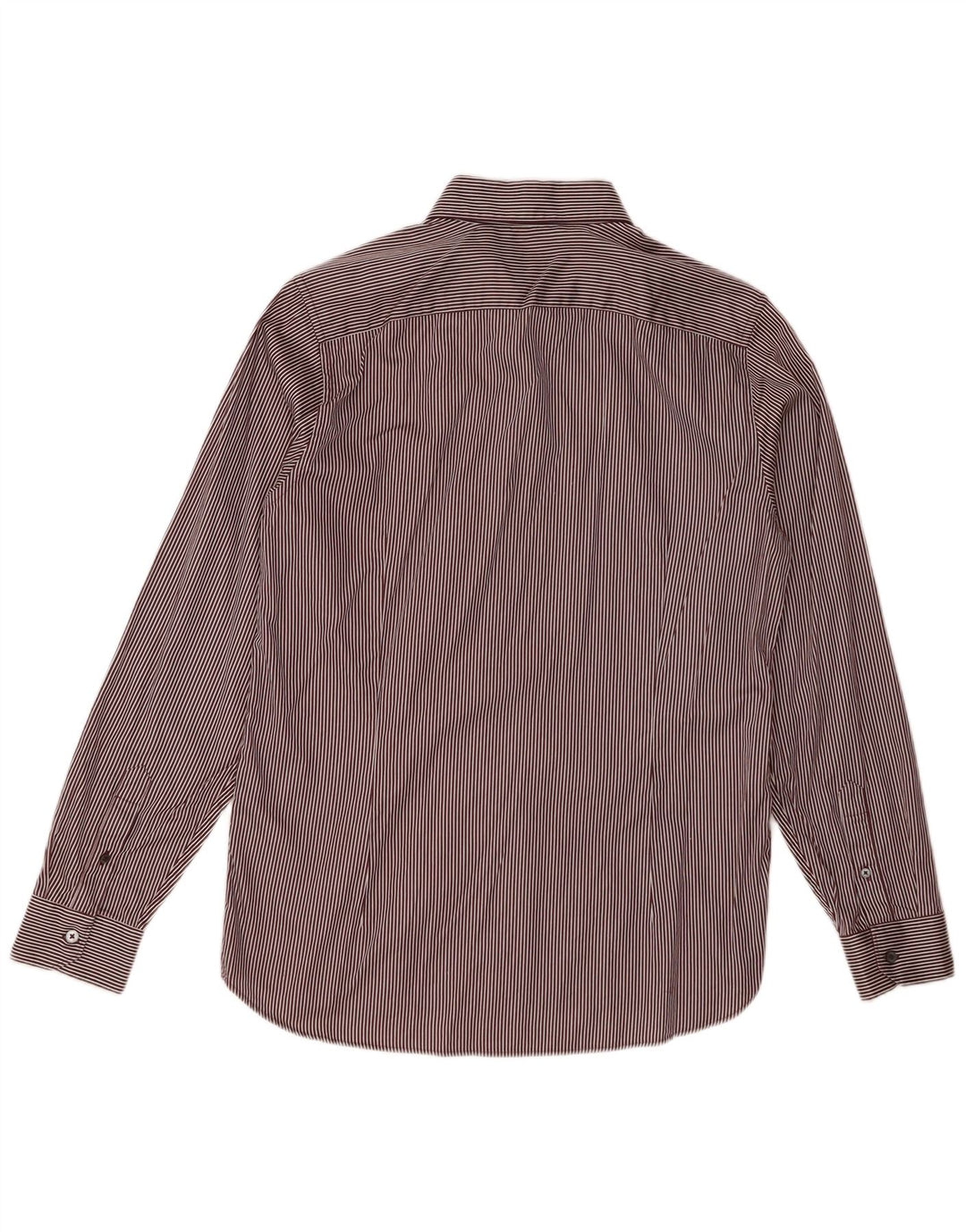 TED BAKER Chemise homme Taille 4 Grand coton à fines rayures violet