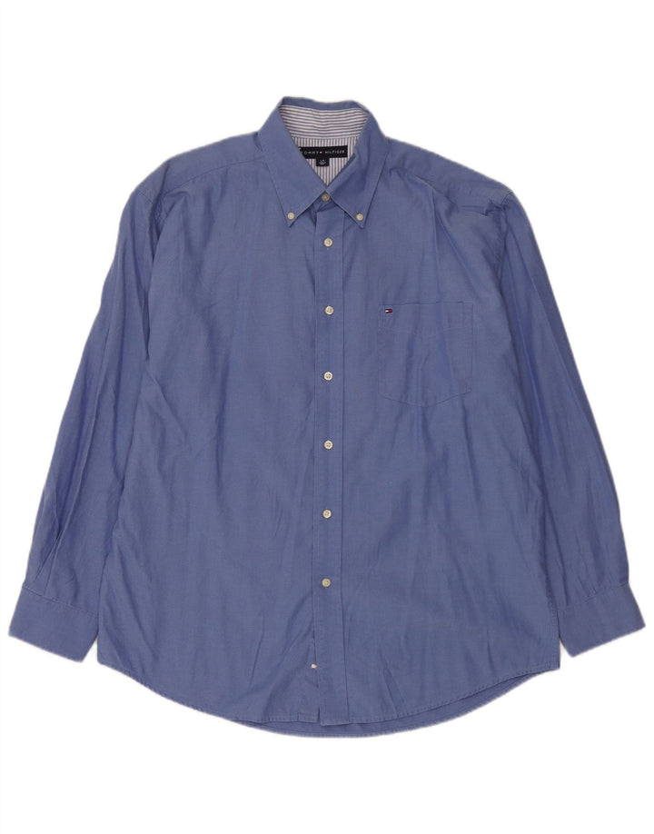 Tommy Hilfiger Chemise Homme Large Bleu Coton