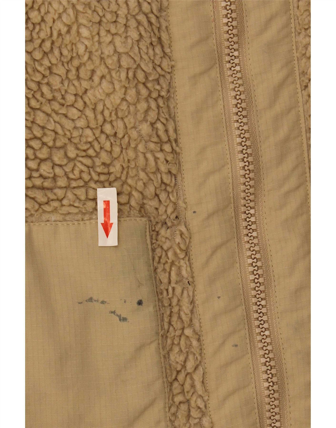 Urban Outfitters Veste polaire pour homme UK 36 Small Beige Polyester