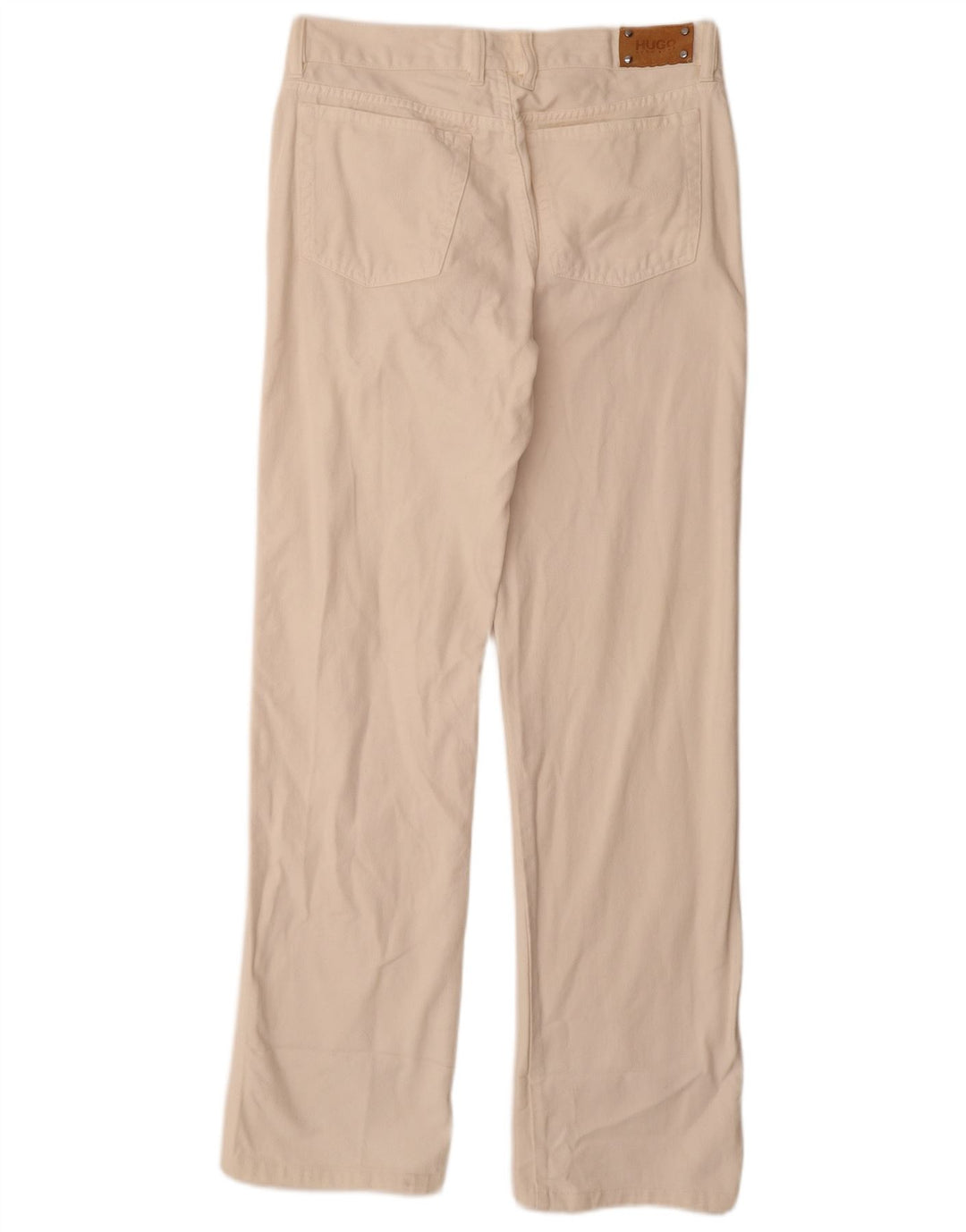 Hugo Boss Jean droit W32 L34 en coton blanc cassé