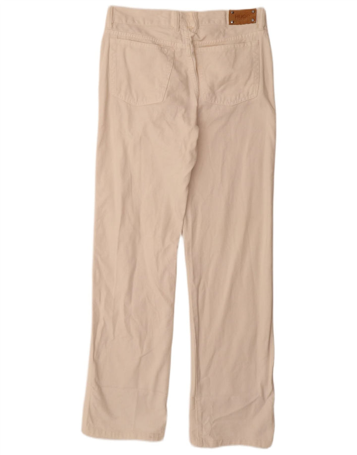 Hugo Boss Jean droit W32 L34 en coton blanc cassé