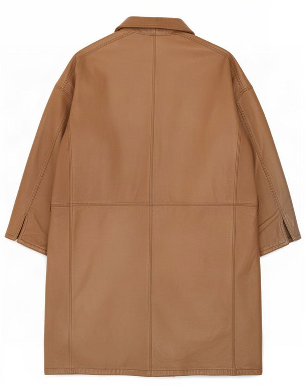 Casa Veneta Manteau en Cuir Homme IT 52 XL Beige