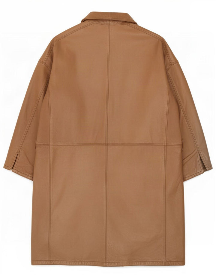 Casa Veneta Manteau en Cuir Homme IT 52 XL Beige