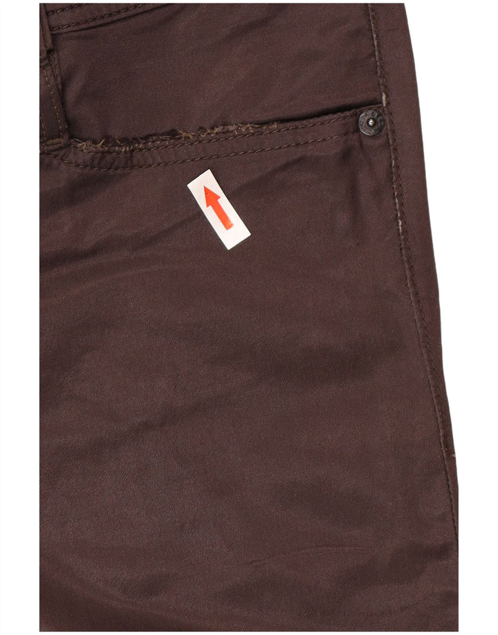 Pantalon décontracté slim femme Diesel W31 L34 coton marron