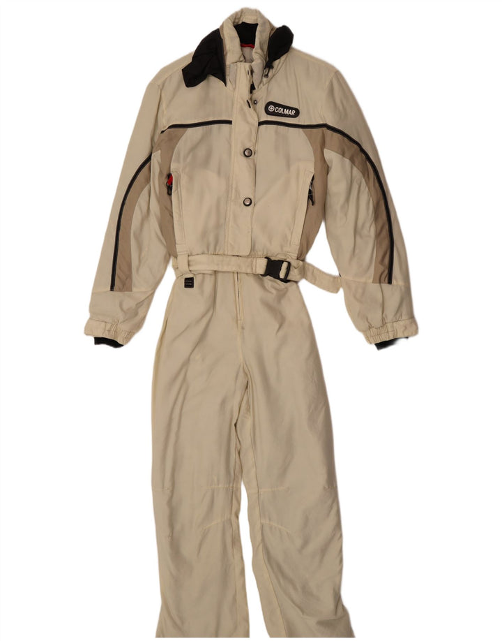 Colmar Combinaison de Ski Femme IT 42 Small Off White Colourblock Polyamide