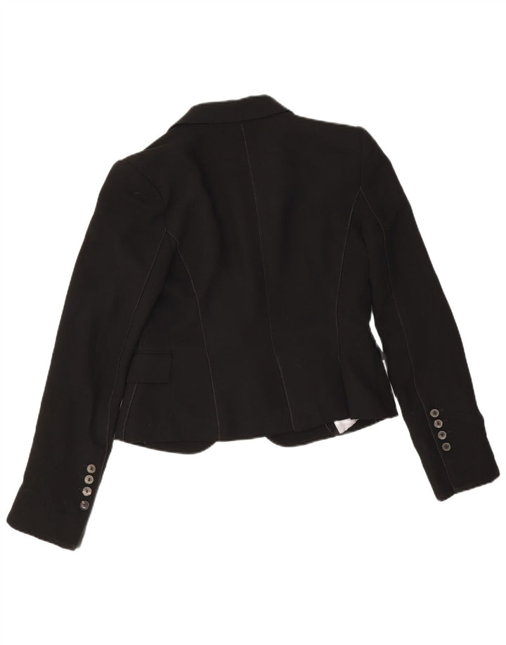 Zara Veste Blazer 1 Bouton Femme EU 38 Petit Noir