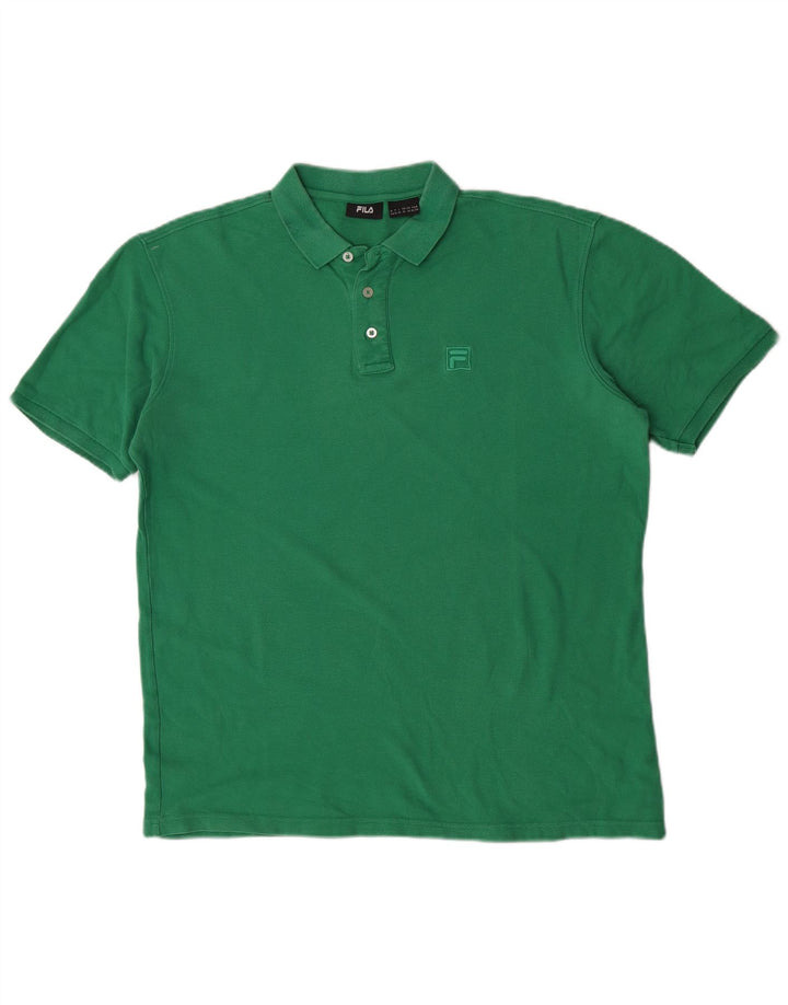 Fila Polo Homme XL Vert Coton