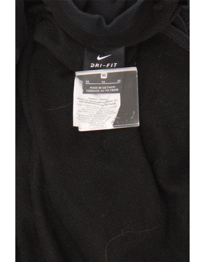 Nike Dri Fit Sweat-shirt surdimensionné pour femme UK 14 Noir moyen