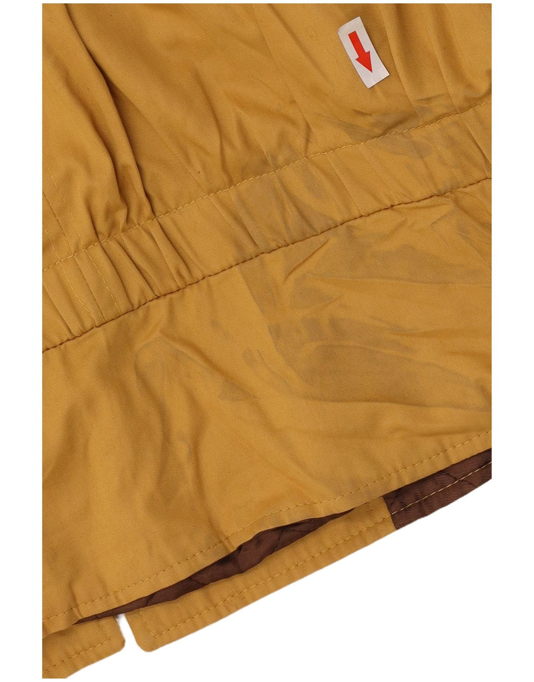 Veste Bomber Femme Vintage IT 42 Coton Jaune Moyen