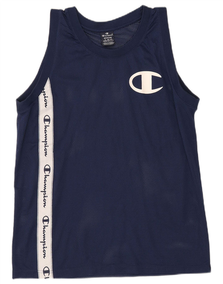Champion Haut en Jersey Homme Bleu Marine Moyen Colourblock