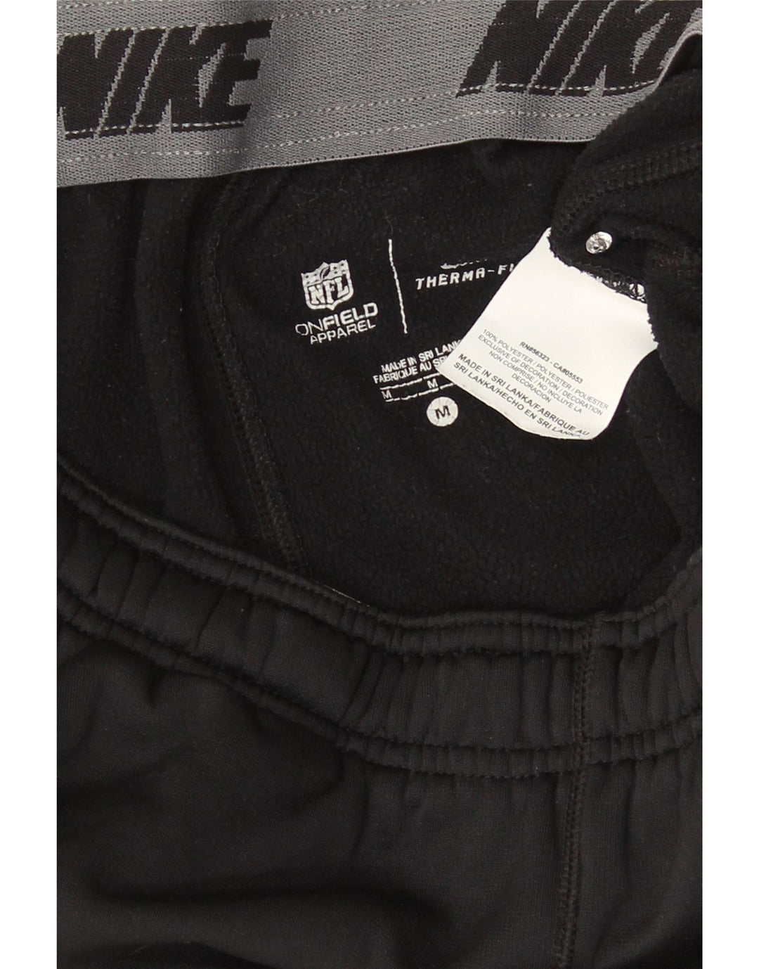 Nike Pantalon de survêtement Therma-Fit Noir Moyen Polyester